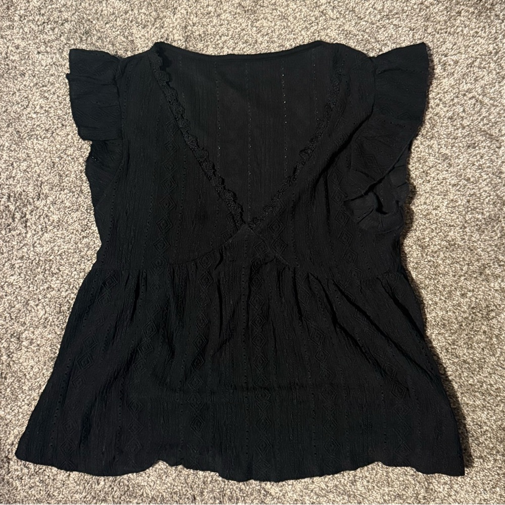 Elegant Black Women's Top